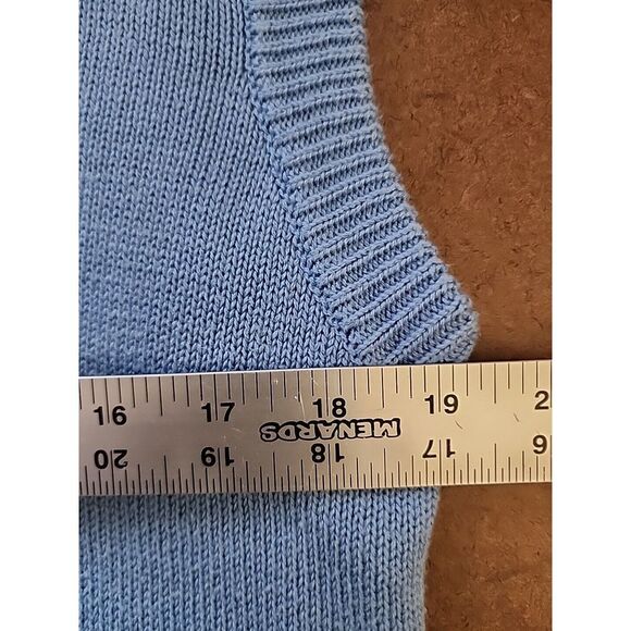 Aureus Golf Sweater Mens Large Blue‎ TPC Sawgrass Embroidered Vintage - Picture 8 of 9